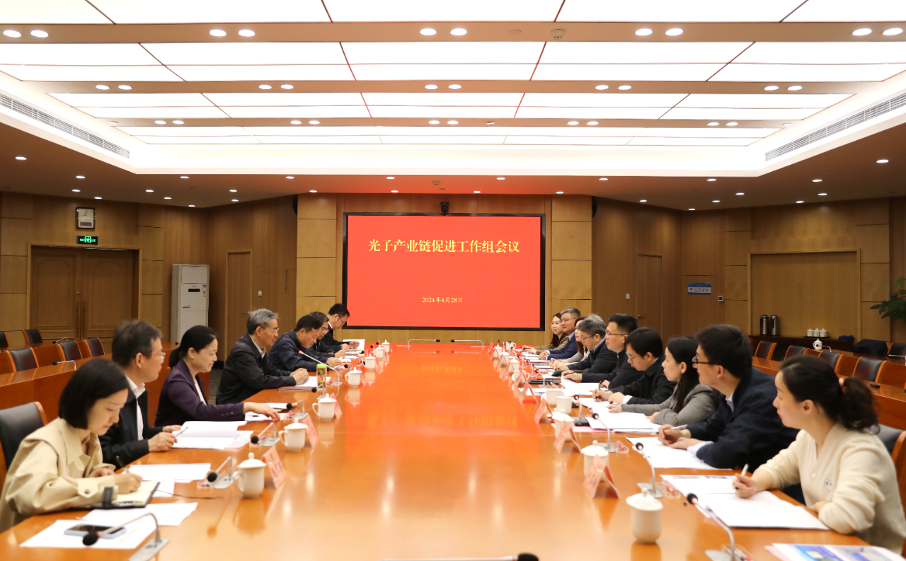 市政协主席朱民牵头召开光子产业链促进工作组会议